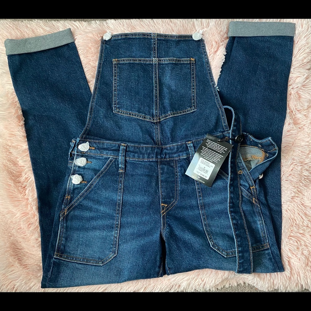 NWT True Religion Denim Overall